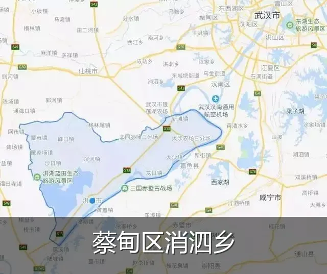 蔡甸区消泗乡